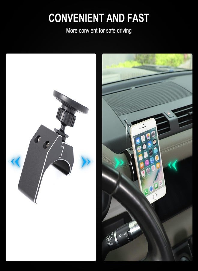PIUGILH Magnetic Phone Holder Mount Compatible with Land Rover Defender 90 110 130 2020-2025 Interior Accessories, Aluminum Alloy 360° Center A/C Air Vent Cell Phone Holder Stand - Image 3