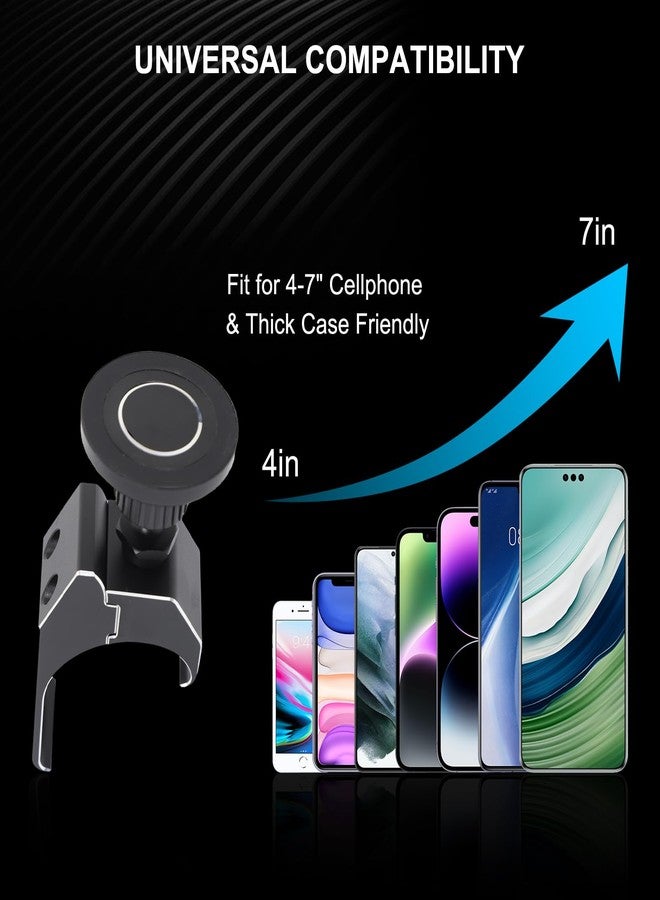 PIUGILH Magnetic Phone Holder Mount Compatible with Land Rover Defender 90 110 130 2020-2025 Interior Accessories, Aluminum Alloy 360° Center A/C Air Vent Cell Phone Holder Stand - Image 2