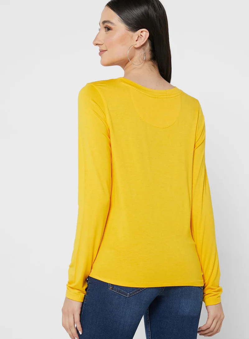 bhpoloclub Knot Detail Top