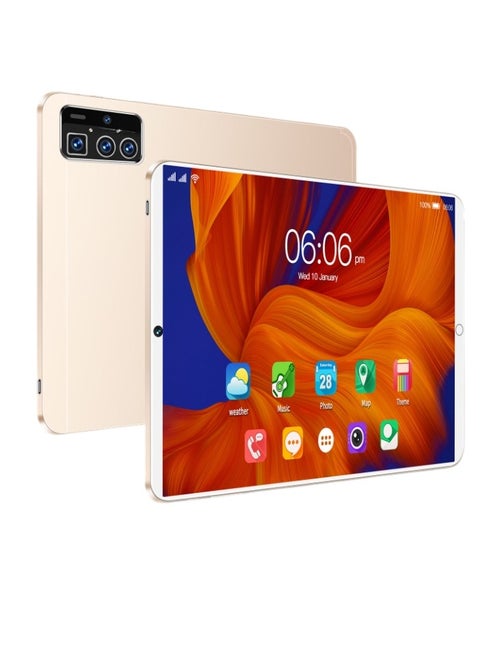 14 Pro Mobile Phone Tablet, 12 Inch Large Screen HD Smart Tablet PC, 16GB RAM 1024GB ROM Wifi Android Pad, 5G Full Network Bluetooth Calling Touch Pad, (1pc, Beige)