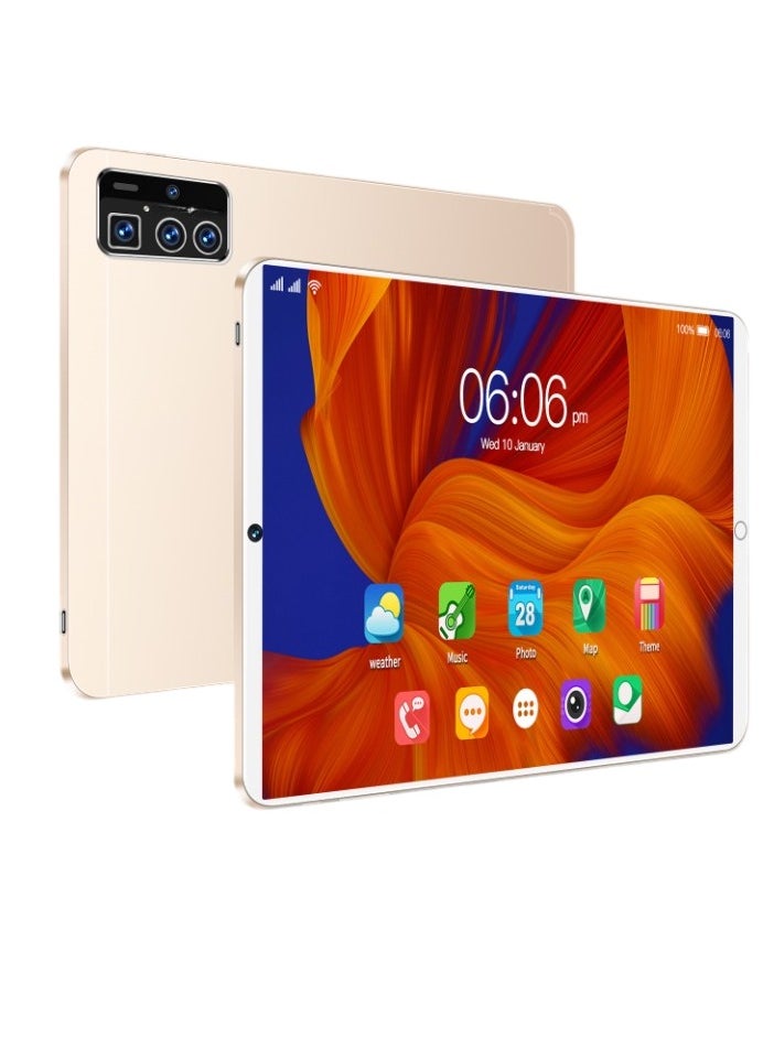 AROAQ - 14 Pro Mobile Phone Tablet, 12 Inch Large Screen HD Smart Tablet PC, 16GB RAM 1024GB ROM Wifi Android Pad, 5G Full Network Bluetooth Calling Touch Pad, (1pc, Beige) - Image 1