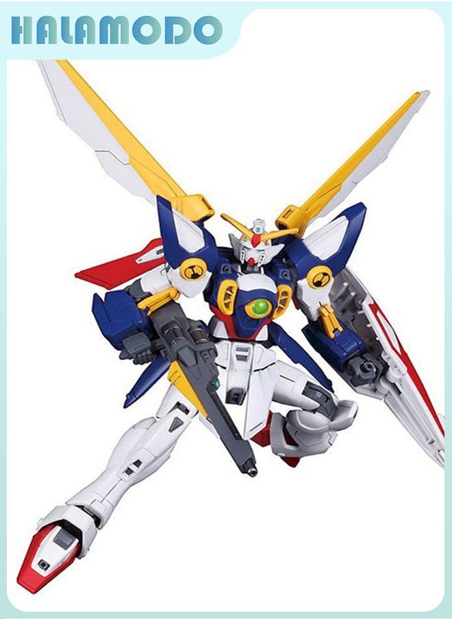 HALAMODO - Gundam Xingdong HG Wing Gundam EW Color - Modified YF - 03 Action Figure Assembly Model with Stand, a Super Cool Desktop Decoration, an Assembly Model Toy Loved by Both Boys and Girls - Image 1