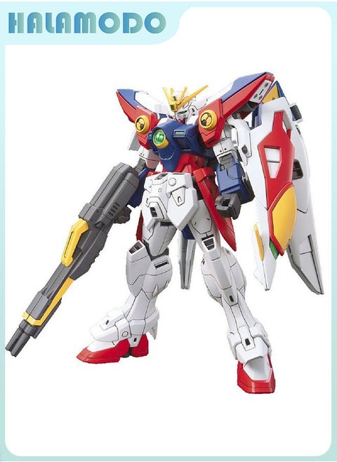 Gundam Xingdong HG Wing Gundam EW Color - Modified YF - 03 Action Figure Assembly Model with Stand, a Super Cool Desktop Decoration, an Assembly Model Toy Loved by Both Boys and Girls
