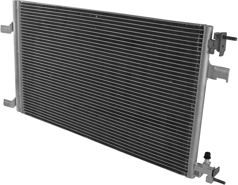 TRQ AC Condenser A/C Air Conditioning w/Receiver Drier Compatible with Chevy Buick Cadillac - Image 4