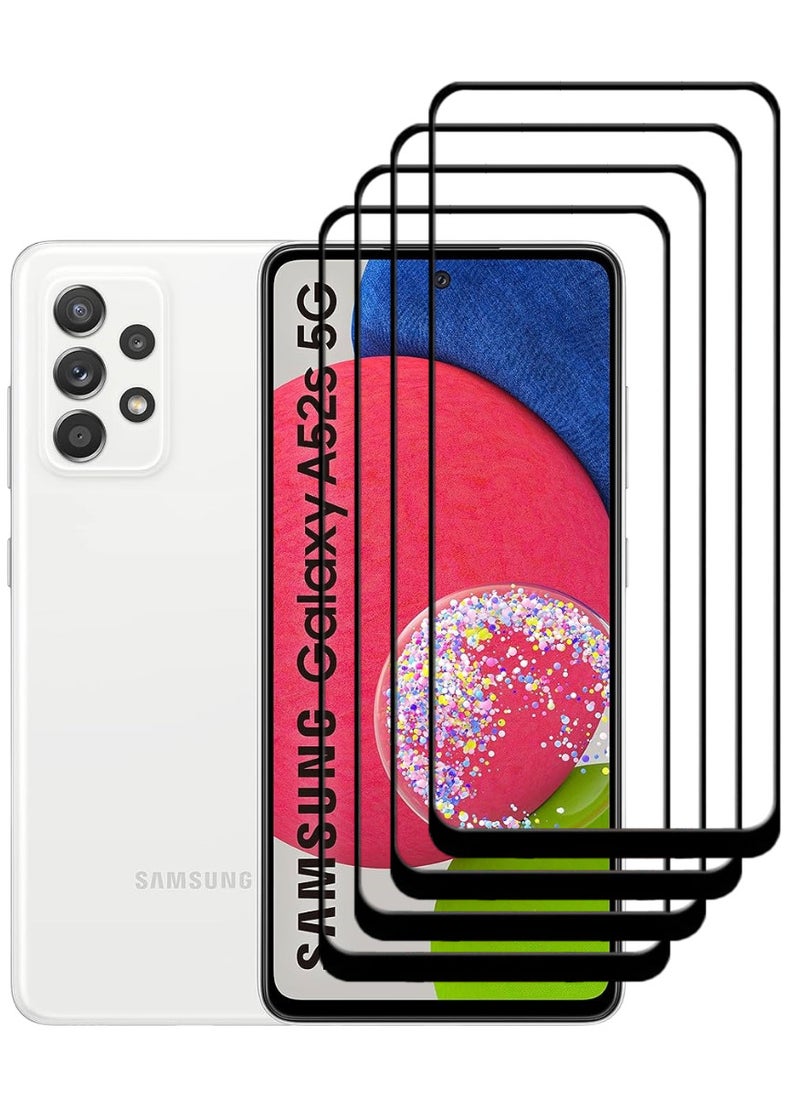 ACLIX 4 Pieces Antistatic ESD Dustproof Premium Quality High Definition Tempered Glass Screen Protector Designed For Samsung Galaxy A52s 5G - Image 1