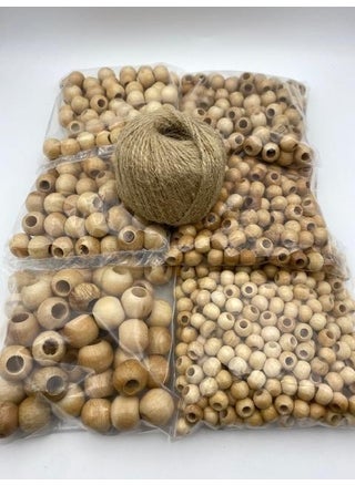 Target Bijouterie Varnished Large Hole Round Wooden Bead Set, pacifier chain, jewelry, macrame, keychain making - pzsku/Z522087CFFC257009ED30Z/45/_/1728635352/77a45b38-353a-4531-9231-5dbaba4ec1a9