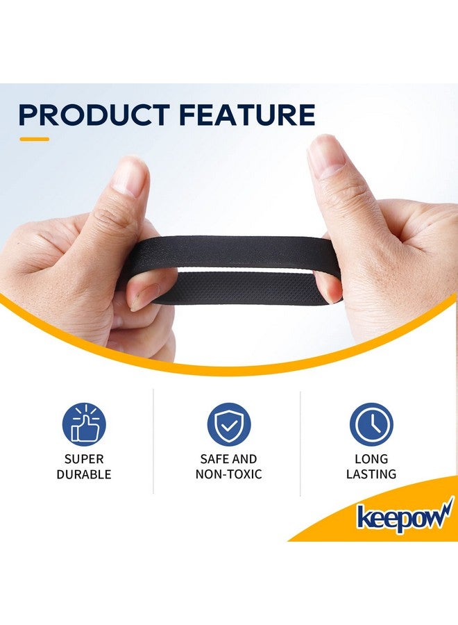 KEEPOW حزام مكنسة كهربائية KEEPOW لكيربي، حزام بديل 301291G متوافق مع سلسلة كيربي سينتريا، أفالير 2، G3 G4 G5 G6 G7 (4 عبوات) - Image 3