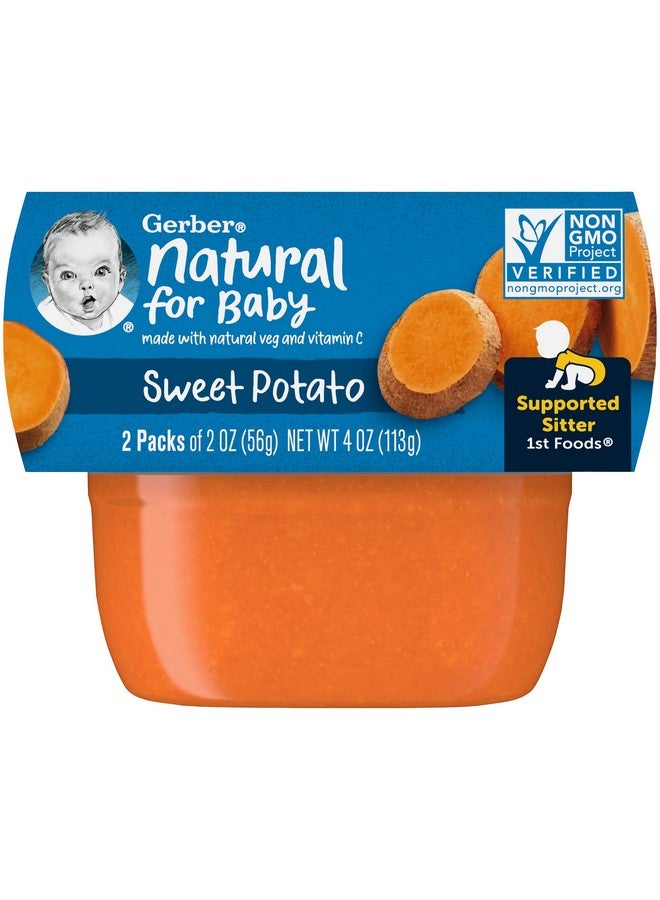 Gerber Natural for Baby 1st Foods Baby Food Tubs (Sweet Potato) - Image 2