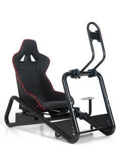 Adjustable Racing Wheel Stand with Monitor Stand and Gaming Seat for Logitech G27/G29/G920/G923 Thrustmaster and Fanatec
