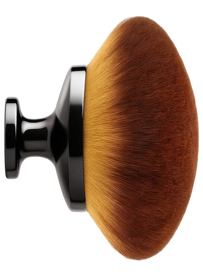 EOICCEOH Extra Large Body Makeup Brush For Self Tanner, Leg Makeup &Bronzer Blend,90 mm Wide-headed Kabuki Brush Provides More Even &Pretty Application, Sunscreen Face& Back Makeup Brush, Wet&Dry Use- Black - Image 1