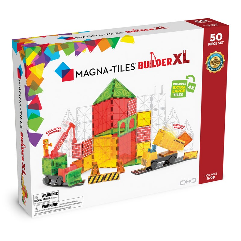 MAGNA-TILES مجموعة بيلدر XL المكونة من 50 قطعة - Image 1