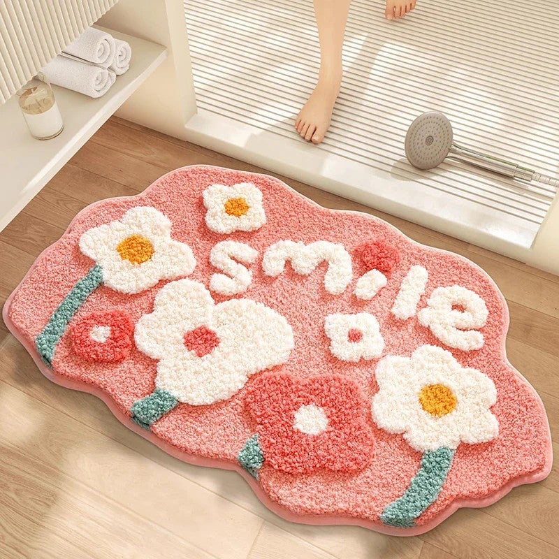 Y&D Shaggy Microfiber Bath Mat - Extra Soft, Absorbent, Anti-Slip Tufted Rug for Bathroom, Kids Room, Dorm Decor - Image 2
