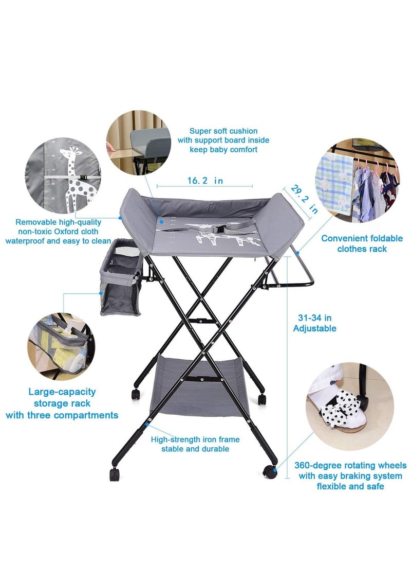 Momloves - Foldable Newborn Crib With Wheels And Storage Bag - Image 1