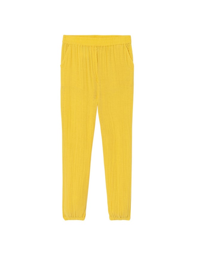 promod Cotton gauze jogging trousers - Image 5