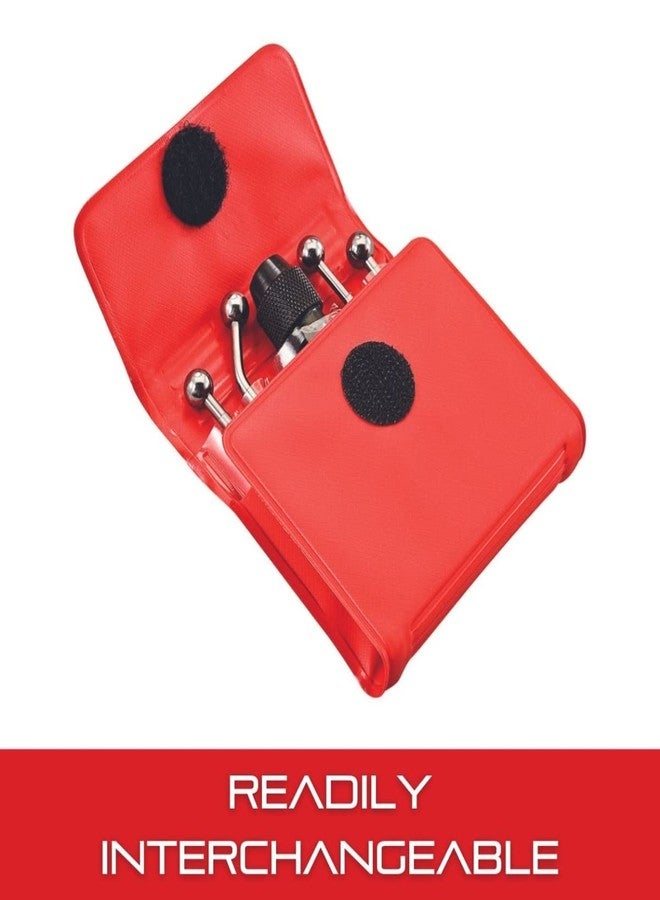 ستارريت جهاز Starrett Wiggler أو Center Finder مع ملحق ساق - مثالي للعمل بدقة أو تحديد المراكز في الأخشاب أو المعادن - يتضمن S828H - 828A - Image 5