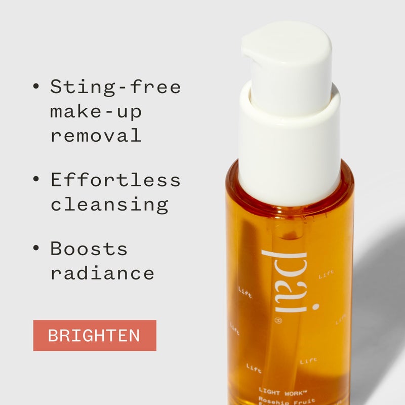 PAI SKINCARE - Light Work Organic Rosehip Fruit Extract Cleansing Oil | Natural, Vegan, Sensitive Skincare (0.9 fl oz | 28 mL) - Image 2