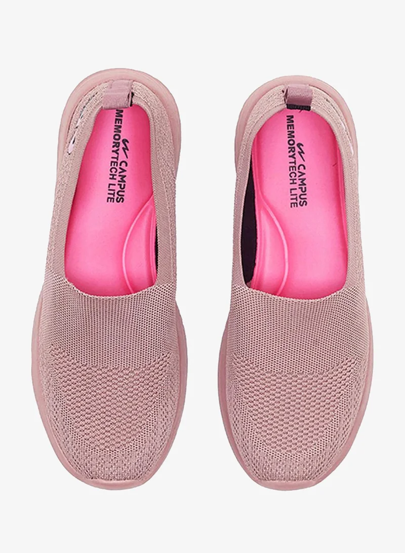 Campus Women Board Memory Foam Slip-On Walking Shoes-Mauve