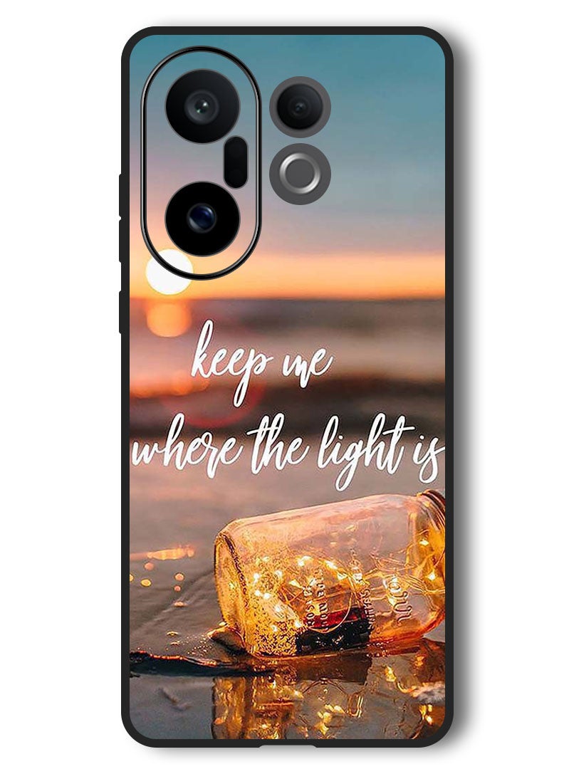 Theodor Case Compatible with Vivo X200 FE 6.31 Inch Protection Shockproof Bumper Cover Keep Me Where The Light - Image 1