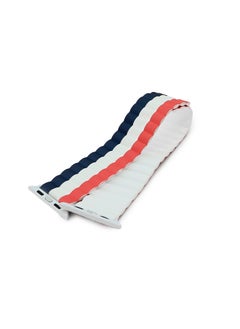 Uniq UNIQ Apple Watch Strap 45MM Reversible Magnetic Silicone Straps Red, Blue & White  - Image 3