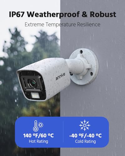 ANNKE 8CH 2MP Security Camera System, 8 Channel H.265+ DVR Recorder, AI Human/Vehicle Detection, 4X 1080P Cams with Smart Dual Light Color Night Vision for Home & Business Surveillance, IP67, 1TB HDD - Image 5