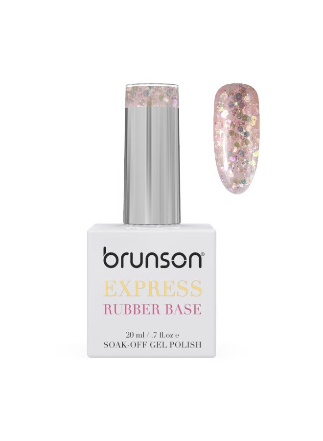 brunson Rubber Base Gel Nail Polish 20Ml - French Rubber Base Coat Long-Lasting, Durable And Chip-Resistant Nail Strengthener Gel Nail Polish Base Coat For Manicure And Pedicure