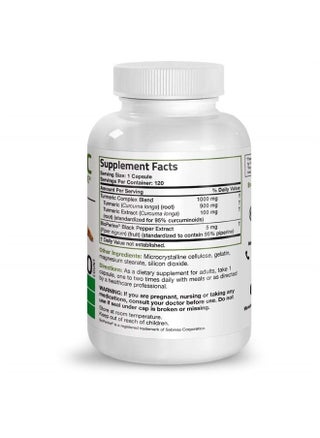 Turmeric Curcumin with BioPerine - High Potency Premium Joint Support with 95% Standardized Curcuminoids - Non-GMO Capsules with Black Pepper - 120 Count - pzsku/Z522124DCED1E8A45A732Z/45/_/1687906429/f50518e4-456a-4559-a549-451b4cf21b5f