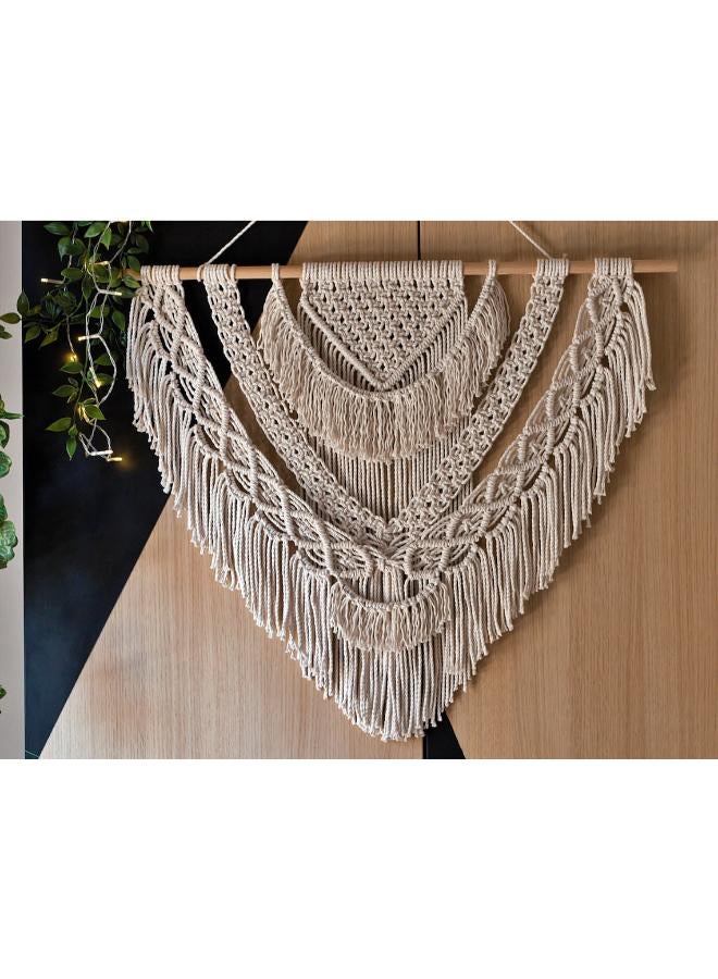 انتيكيانو مكرمية معلقة على الحائط، على الطراز البوهيمي - Image 1