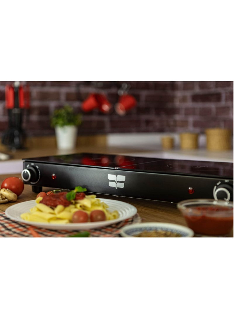 Fresh 2 burner ceramic hob - 2800 watt-500013424 - Image 2