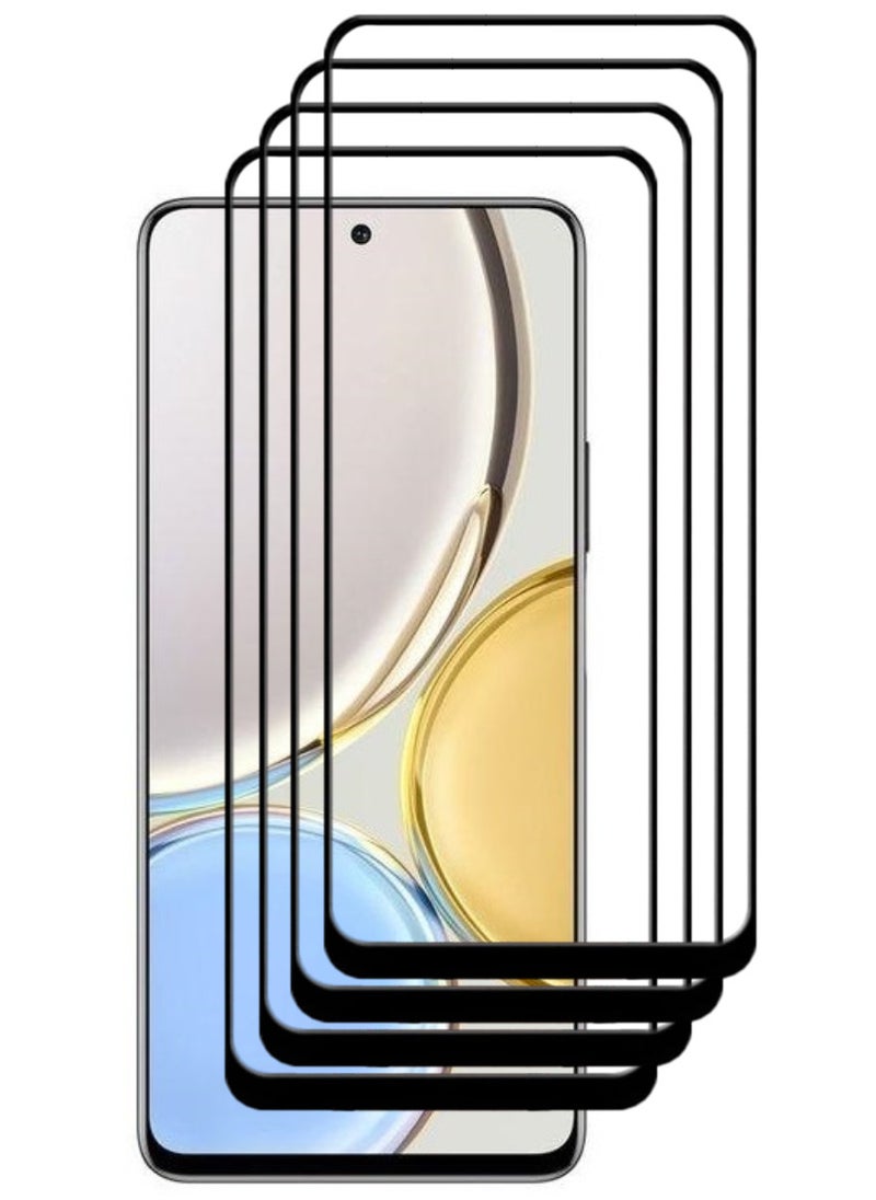 ACLIX 4 Pieces Antistatic ESD Dustproof Premium Quality High Definition Tempered Glass Screen Protector Designed For Honor X9 - Image 1