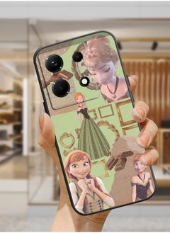 Protective Shockproof Case Cover For Infinix Note 30 VIP Anna Frozen cartoon collage Drawing