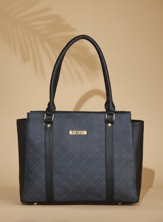 Fargo Stylish Handbag for Women Ladies purse for women & girls | 14 Inch Laptop Handbag (Grey) - Image 4