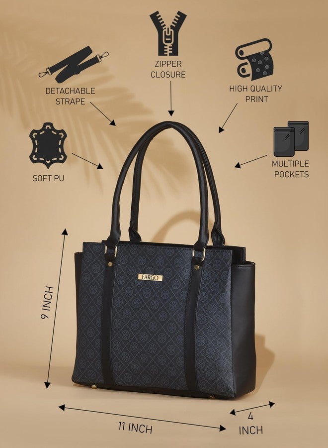 Fargo Stylish Handbag for Women Ladies purse for women & girls | 14 Inch Laptop Handbag (Grey) - Image 3