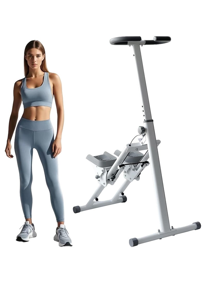 Generic Stair Climber Stepper for Home Workout – Aerobic Exercise Climbing Machine with Adjustable Stride, Handles, and Pedals, 110kg Weight Capacity  - Image 1