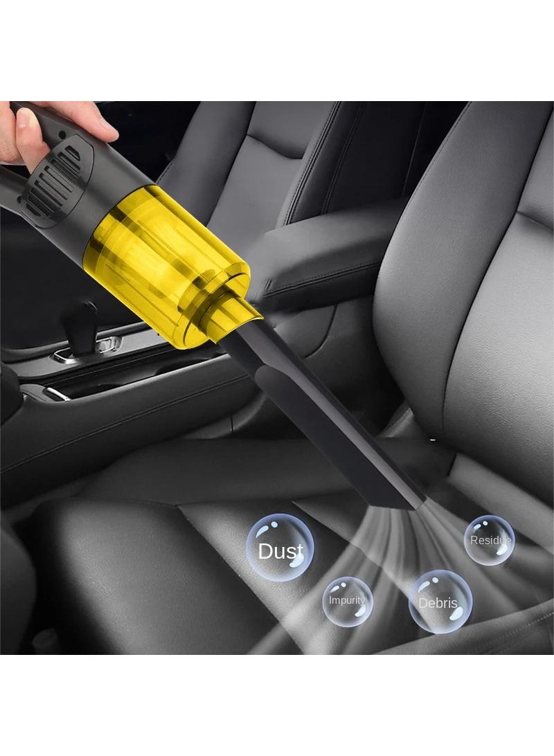 Rechargeable Handheld USB Wireless High Power Mini Portable Wet and Dry Office Car Vacuum cleaner - Image 3