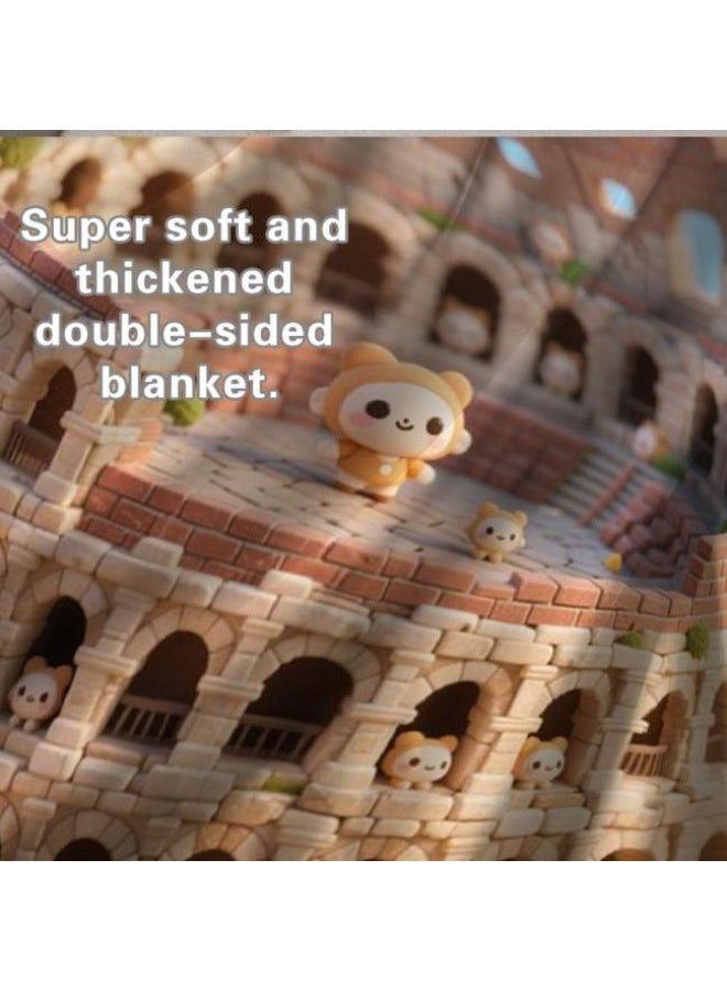 general Baby and children's cartoon flannel thin blanket (warm and comfortable, suitable for sleep, game use) 70cm*100cm - Image 5