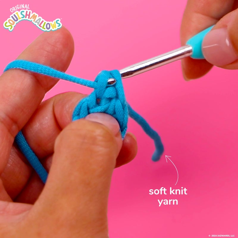 Squishmallows Original Squishmallows Bebe the Bluebird Crochet Kit, Includes Yarn, Crochet Hook, Starter Hooks, Step-By-Step Tutorials, Exclusive Crochet Kit For Beginners, DIY Craft, Crochet Kits, Great Teen Gifts - Image 5