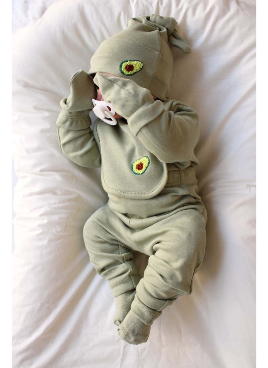 Avocado Embroidered 5-Piece Long Sleeve Newborn Set - pzsku/Z5221892F7E64FA6D9D26Z/45/_/1730852983/cdca5108-eb14-40b4-a436-e82bd9ff6849