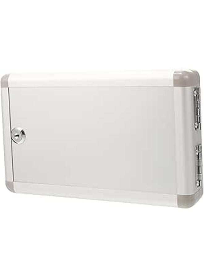 Wall Mounted Key Cabinet Lock Box Manual Code Lock Large Capacity Key Storage For Home Office - Image 1