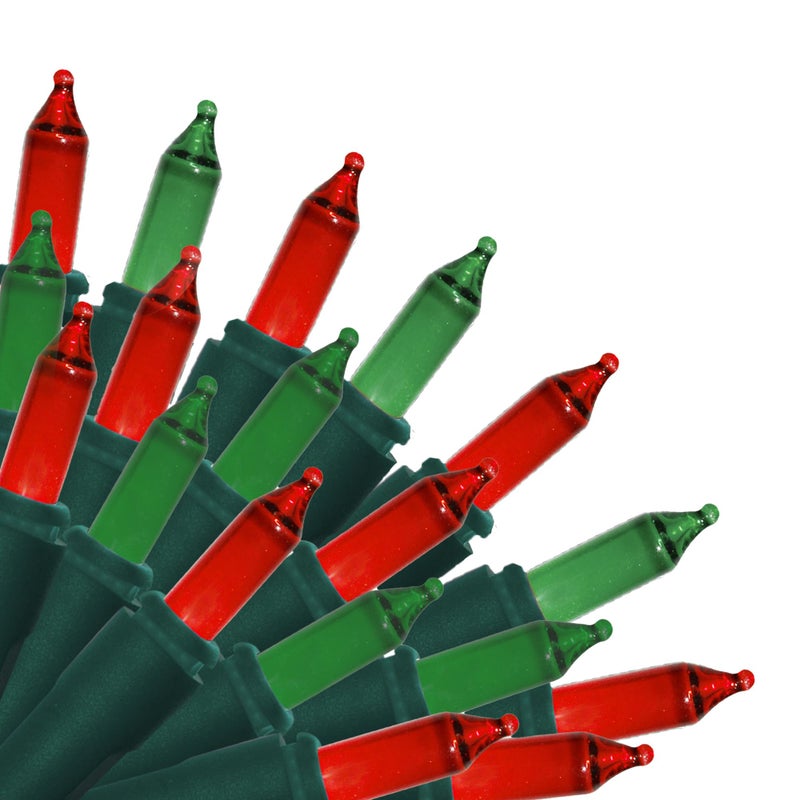 Brite Star مجموعة أضواء خيطية خارجية بريط ستار 150 عدداً 8 وظائف مع أضواء متلألئة ووميض وثابتة مثالية لشجرة عيد الميلاد وزينة عيد الميلاد الخارجية باللونين الأحمر والأخضر