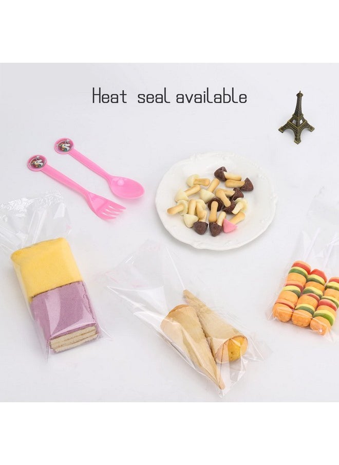 Tecbeauty 600Pcs Cellophane Bags Set-300Pcs 3X11 Cellophane Bags Long Clear Treat Bags Cello Cookie Bags, 300Pcs Colors Twist Ties For Gifts Party Favors  - Image 4