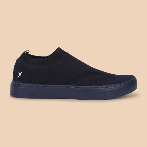 YOHO FreeStep spacious and casual slip on shoes | Comfortable for long hours of walking | Outperforms memory foam | Arch support Insole | Mystery Blue - UK 10 - Image 2