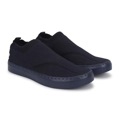 YOHO FreeStep spacious and casual slip on shoes | Comfortable for long hours of walking | Outperforms memory foam | Arch support Insole | Mystery Blue - UK 10 - Image 1