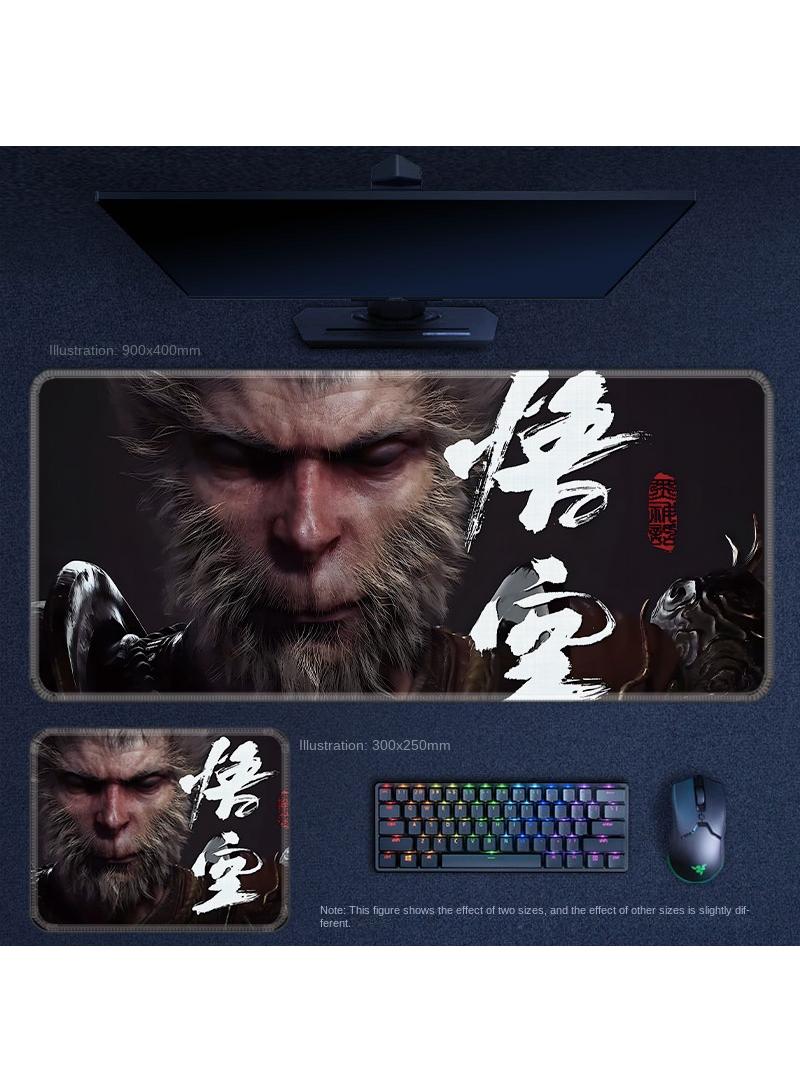 Black Myth Wukong PS5 Gaming Mouse Pad, Keyboard Pad, Waterproof with Non-Slip Rubber Base - Image 1