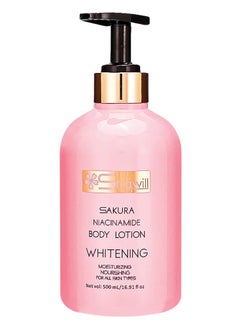 SAKURA Niacinamide Whitening Body Lotion - 500ml 