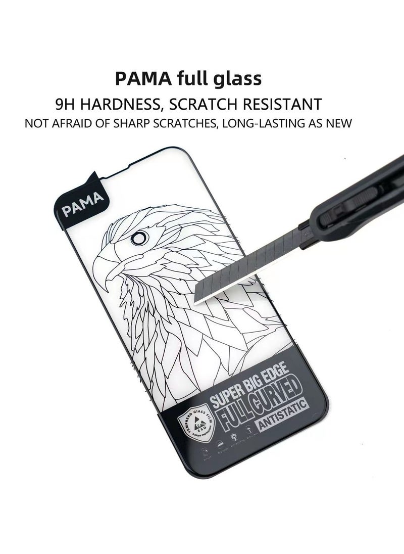 Pama - Screen protector Compatible with Samsung A53 Tempered Glass Screen Protector - Image 1
