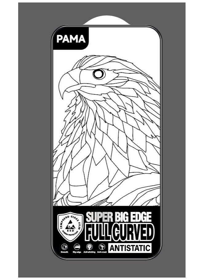 Pama - Screen protector Compatible with Samsung A53 Tempered Glass Screen Protector - Image 1