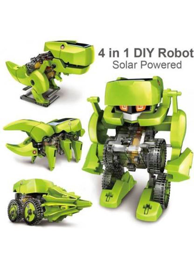 NIBEMINENT 4-In-1 Transforming Solar Powered Robot Kit 24x18.5x6.5cm - Image 4