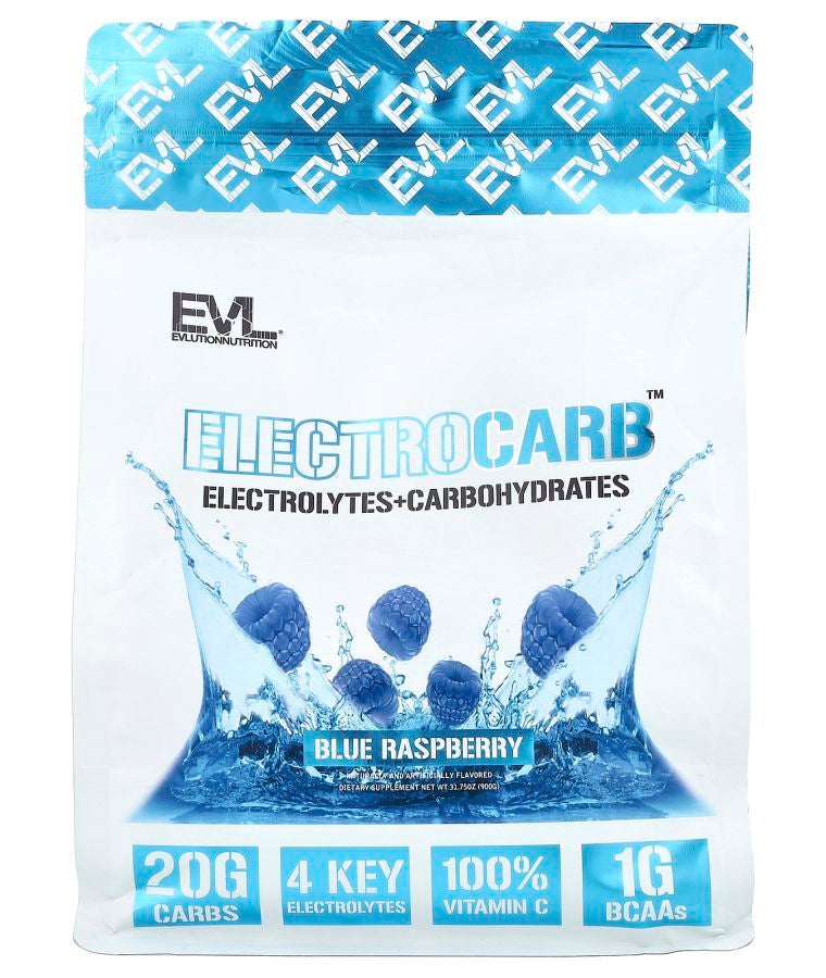 EVLUTION NUTRITION ElectroCarb™ Blue Raspberry 31.75 oz (900 g)