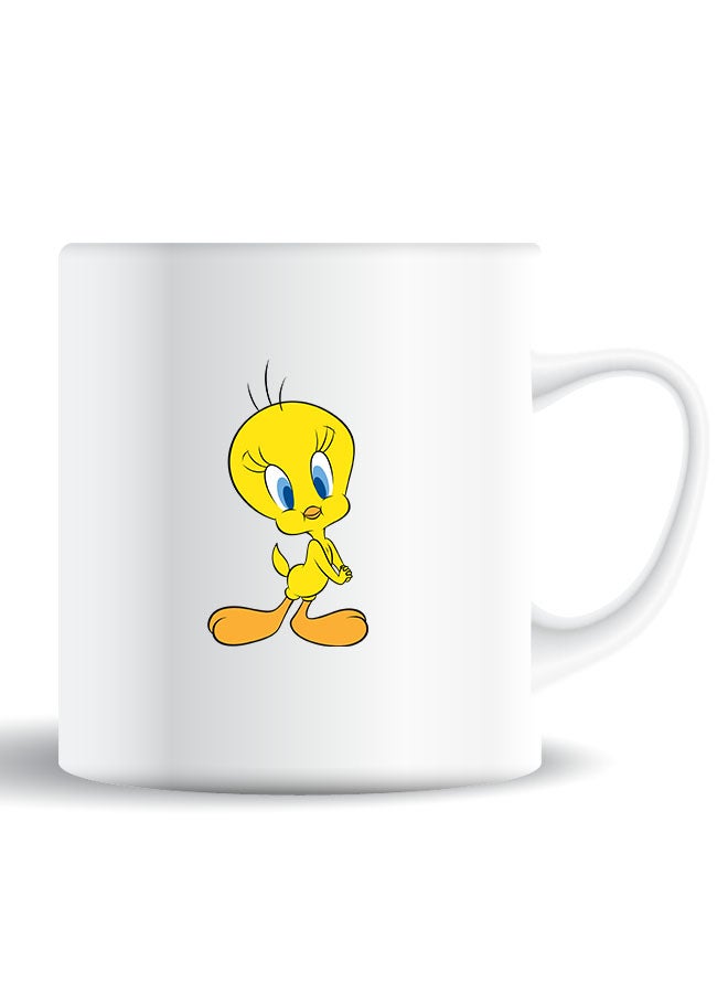 Theodor Premium Quality Two Sided Printed Coffee Mug Tea Cup Tweety For Home Office, Kids Men Women - Image 1