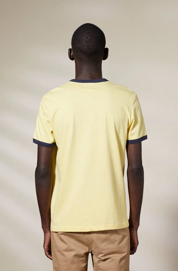 Vicomte A. Tibot Light Yellow T-Shirt 100% Cotton
